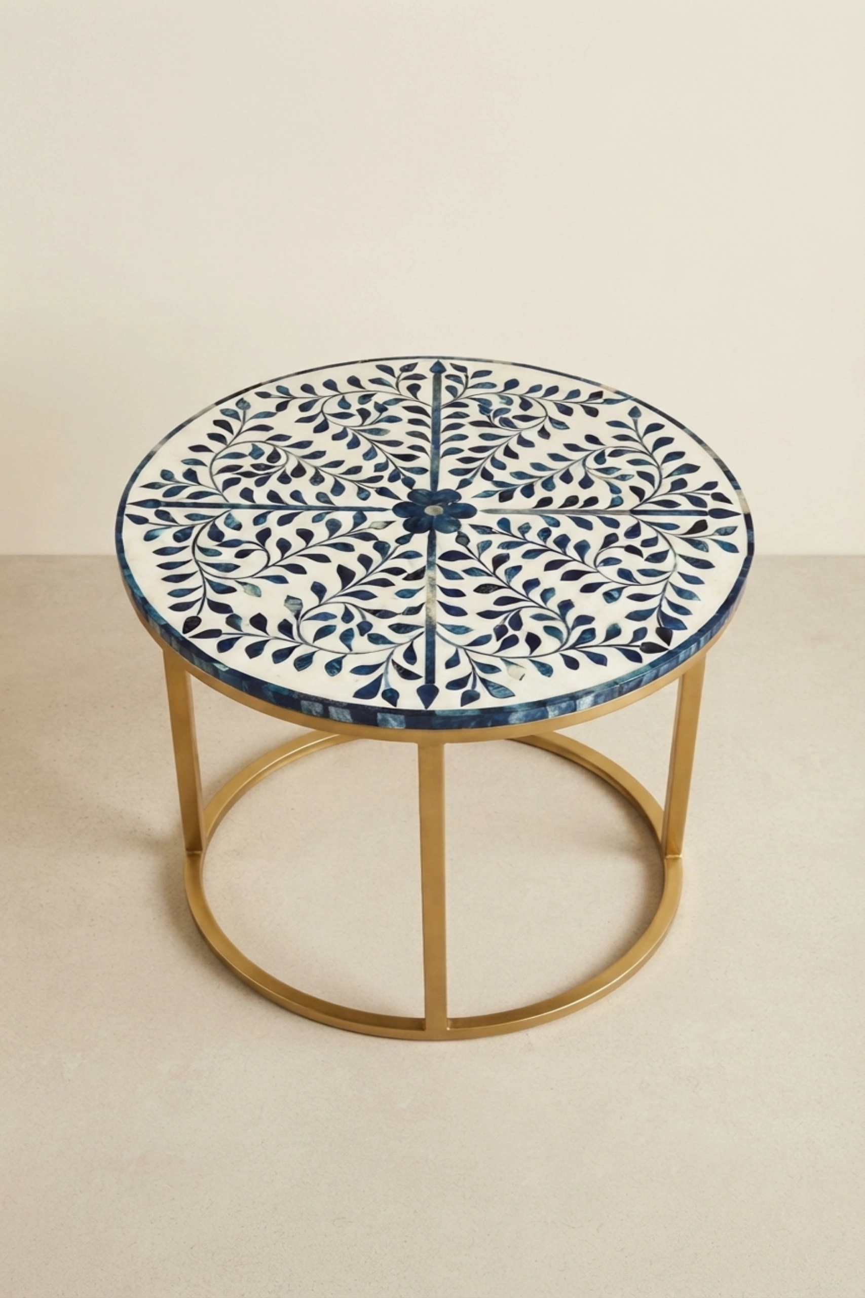 Round Bone Inlay Side Table Blue Ella Colored Style, buy round bone inlay side, luxury round bone inlay side, handcrafted round bone inlay side, handmade round bone inlay side, round bone inlay giftround-bone-inlay-side-table-blue-ella-colored-style-blue-furniture-bone-inlay-furniture-furniture-table-handmade-bone-inlay-01.webp