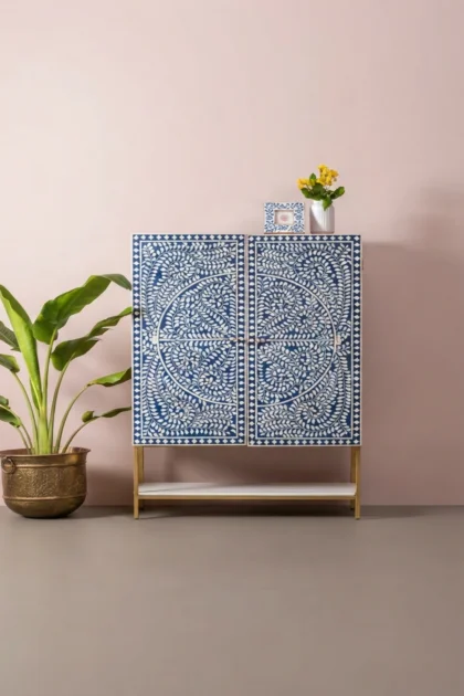 scroll-vine-bone-inlay-bar-cabinet-blue-bar-cabinet-blue-furniture-bone-inlay-furniture-chest-of-drawers-handmade-bone-inlay-storage-cabinet-vine-pattern-01.webp