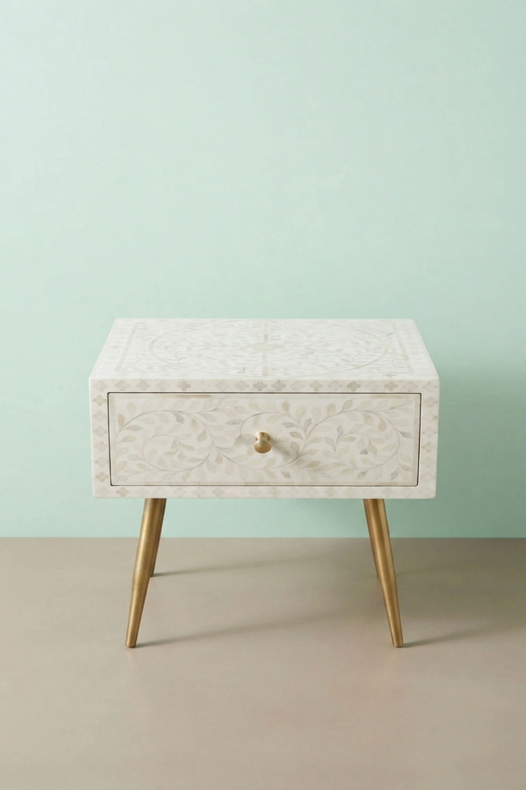 Scroll Vine Bone Inlay Bedside White, buy scroll vine bone inlay, luxury scroll vine bone inlay, handcrafted scroll vine bone inlay, handmade scroll vine bone inlay, scroll vine bone inlay onlinescroll-vine-bone-inlay-bedside-white-bedside-table-bone-inlay-furniture-handmade-bone-inlay-nightstand-vine-pattern-white-furniture-01.webp