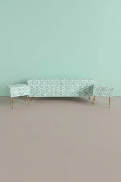 Handmade Bone Inlay Moroccan Chest and Bedside Green, buy handmade bone inlay moroccan, luxury handmade bone inlay moroccan, handcrafted handmade bone inlay moroccan, handmade bone inlay gift, bonehandmade-bone-inlay-moroccan-chest-and-bedside-green-bedside-table-bone-inlay-furniture-chest-of-drawers-drawers-cabinet-gree-01.webp